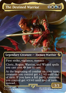 The Destined Warrior (Borderless) [FINAL FANTASY Commander] Foil