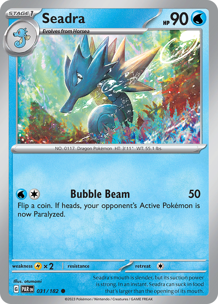 Seadra (031/182) [Scarlet & Violet: Paradox Rift] Reverse Holofoil