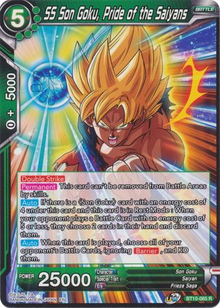 SS Son Goku, Pride of the Saiyans (BT10-065) [Rise of the Unison Warrior] Parallel Foil