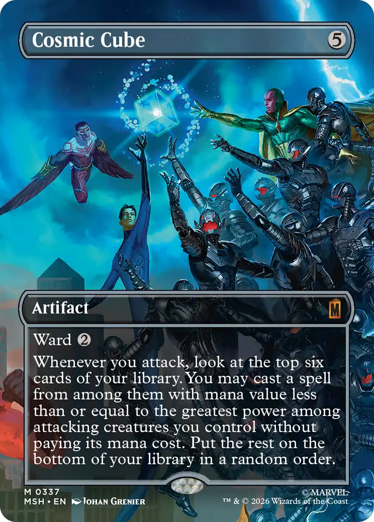 Cosmic Cube (Borderless) (0337) [Marvel Super Heroes] Foil