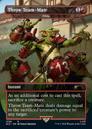 Throw Team-Mate - Fling (Borderless) [Secret Lair Drop Series] Foil