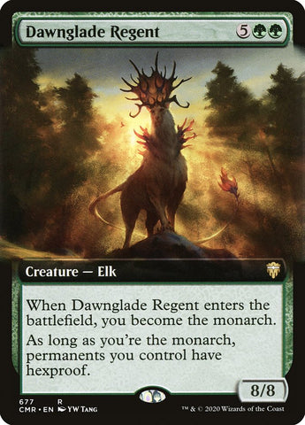 Dawnglade Regent (Extended Art) [Commander Legends] Foil