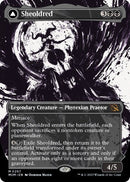Sheoldred // The True Scriptures (Showcase Planar Booster Fun) [March of the Machine] Foil