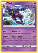 Toxicroak (55/147) [Sun & Moon: Burning Shadows] Reverse Holofoil