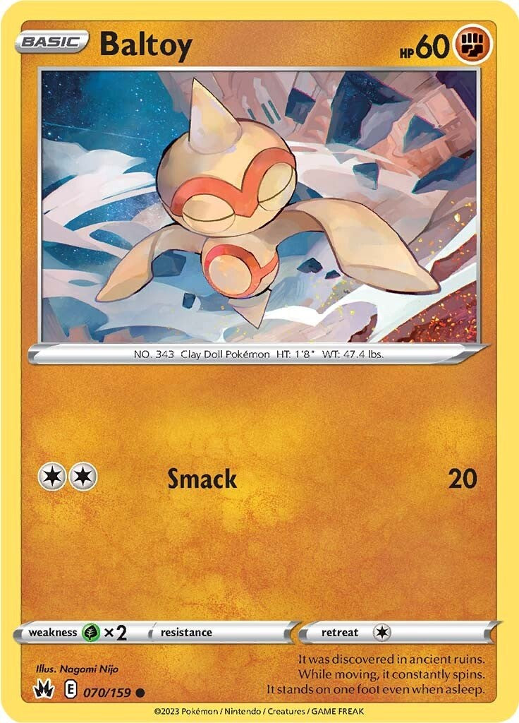 Baltoy (070/159) [Sword & Shield: Crown Zenith] Reverse Holofoil