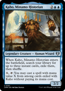 Kaho, Minamo Historian [Commander Masters] Foil