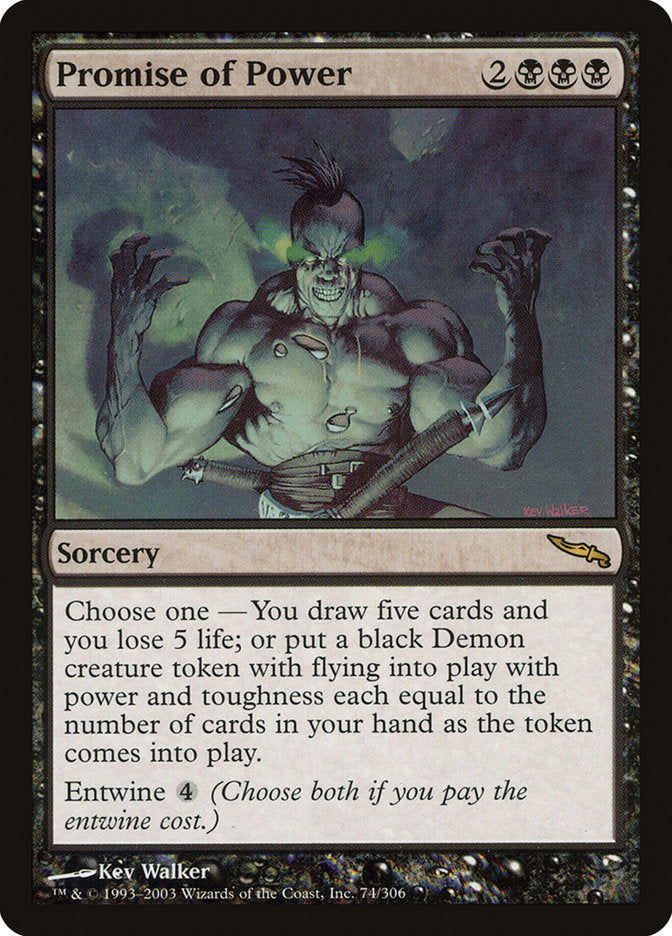 Promise of Power [Mirrodin] Foil