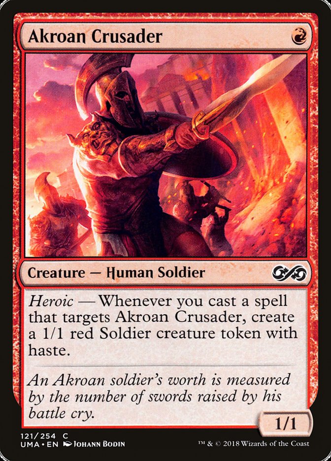 Akroan Crusader [Ultimate Masters] Foil