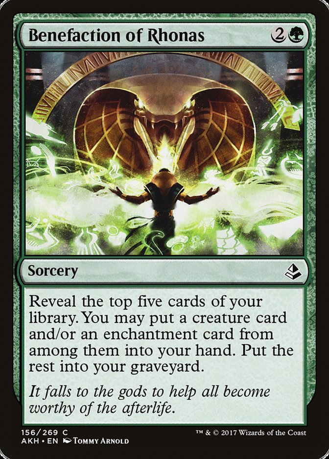 Benefaction of Rhonas [Amonkhet] Foil