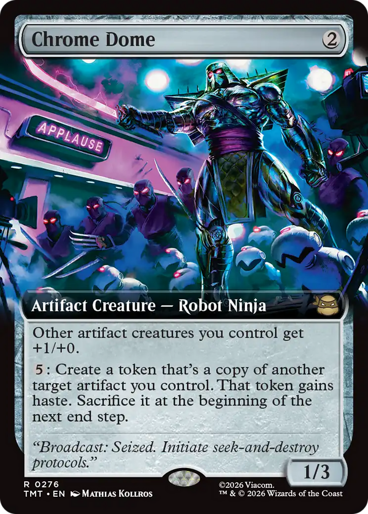 Chrome Dome (Extended Art) [Teenage Mutant Ninja Turtles] Foil
