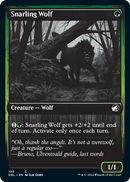 Snarling Wolf (199) [Innistrad: Double Feature] Foil