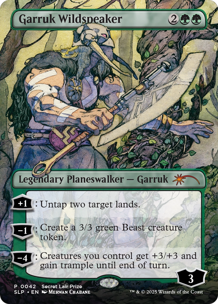 Garruk Wildspeaker [Secret Lair Showdown] Foil