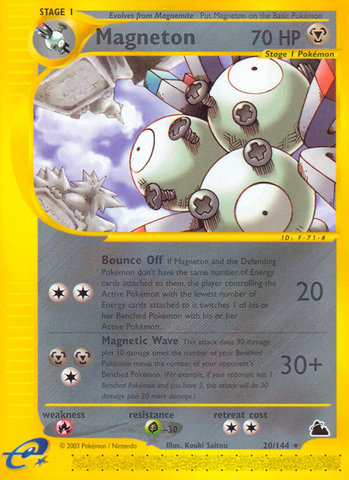 Magneton (20/144) [Skyridge] Reverse Holofoil