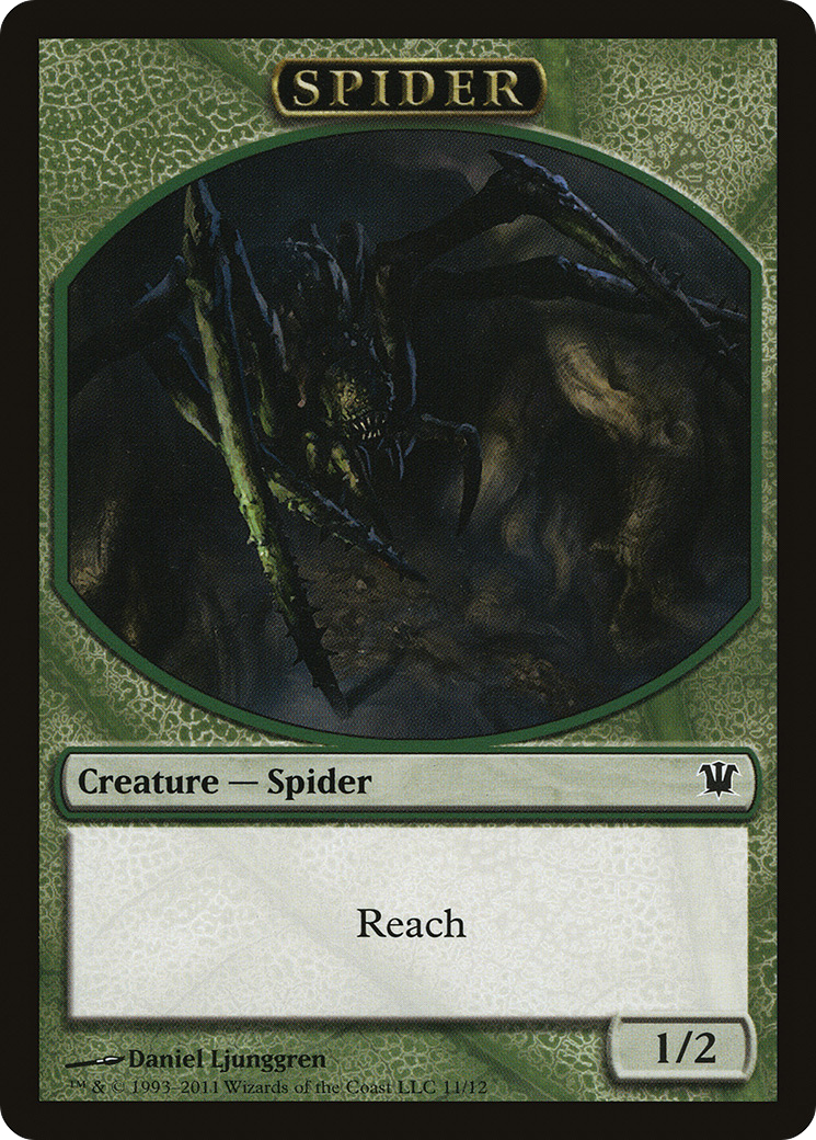 Insect // Spider Double-Sided Token [Innistrad Remastered Tokens] Foil