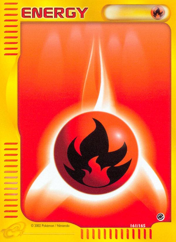 Fire Energy (161/165) [Expedition: Base Set] Reverse Holofoil