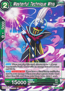 Masterful Technique Whis (BT8-054) [Malicious Machinations] Parallel Foil