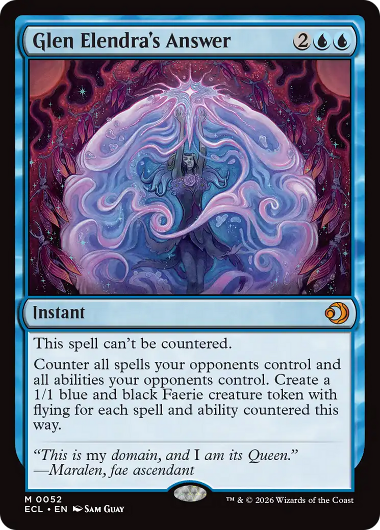Glen Elendra's Answer [Lorwyn Eclipsed] Foil