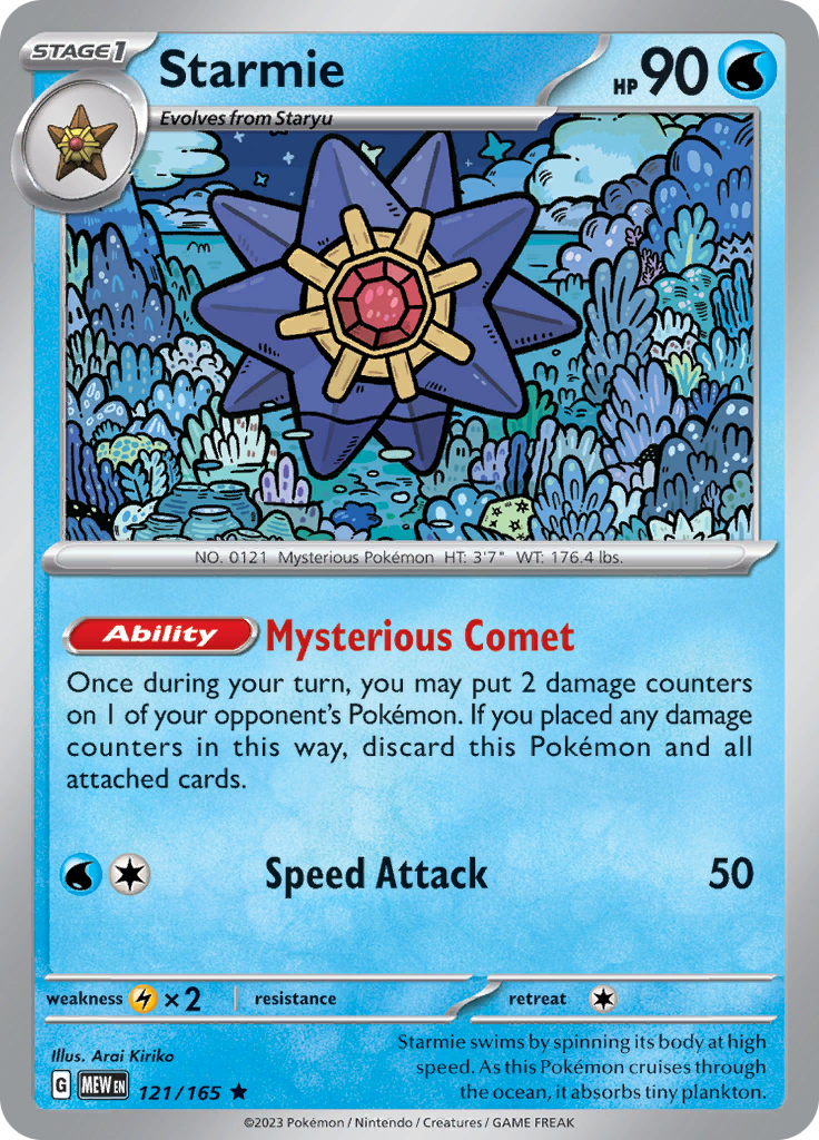 Starmie (121/165) [Scarlet & Violet 151] Reverse Holofoil