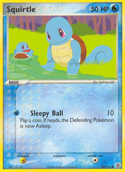 Squirtle (82/112) [EX: FireRed & LeafGreen] Reverse Holofoil