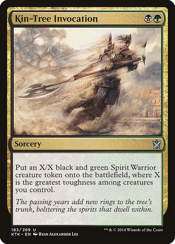 Kin-Tree Invocation [Khans of Tarkir] Foil