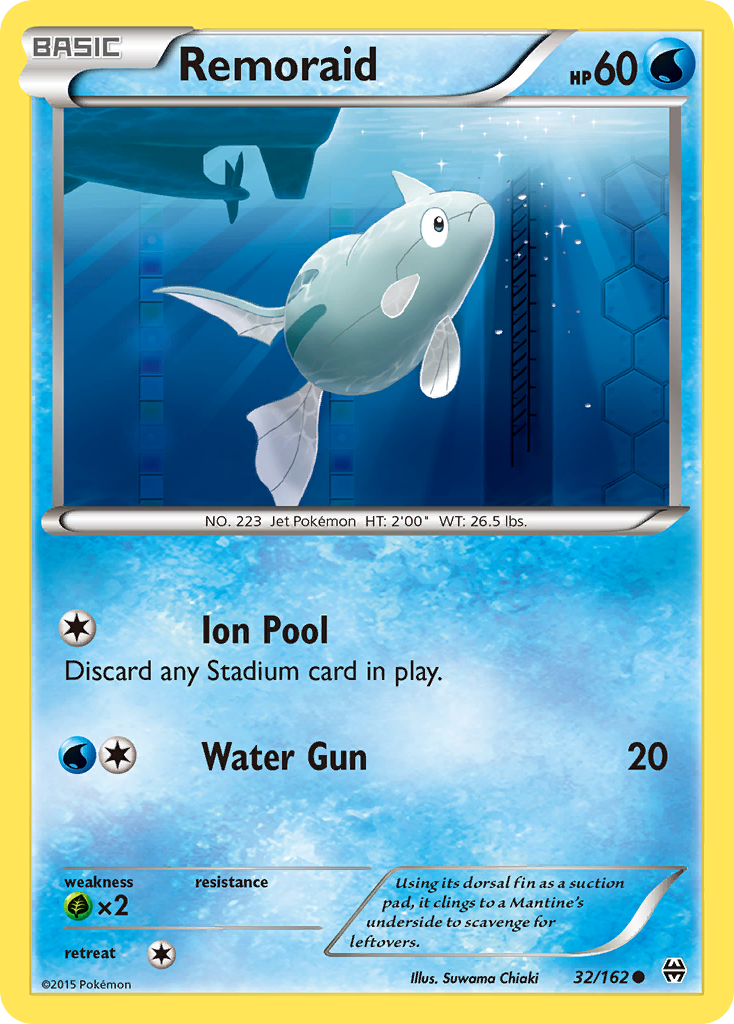 Remoraid (32/162) [XY: BREAKthrough] Reverse Holofoil