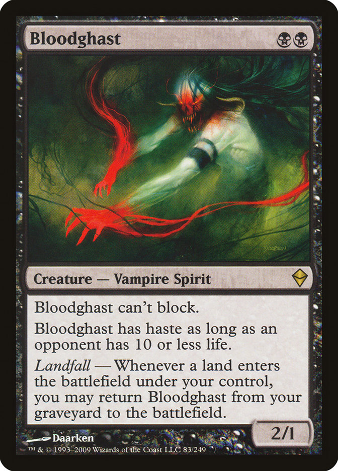 Bloodghast [Zendikar] Foil