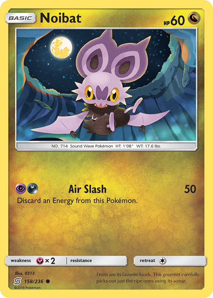 Noibat (158/236) [Sun & Moon: Unified Minds] Reverse Holofoil
