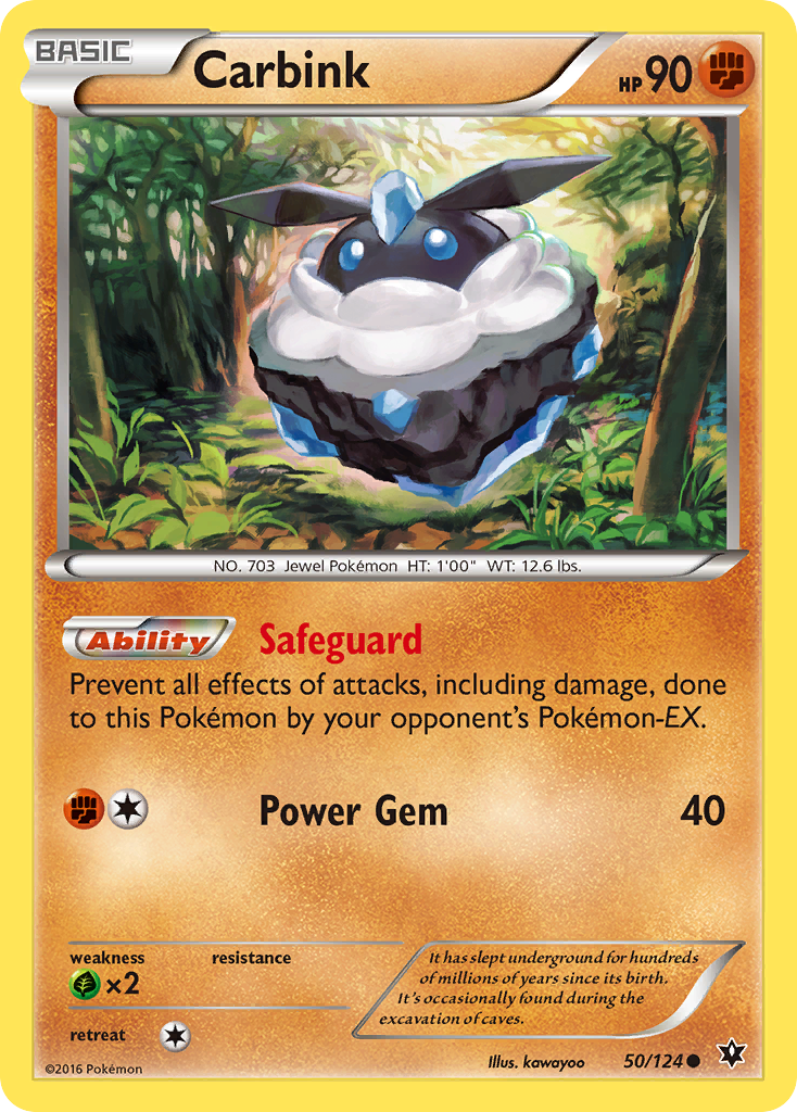 Carbink (50/124) [XY: Fates Collide] Reverse Holofoil