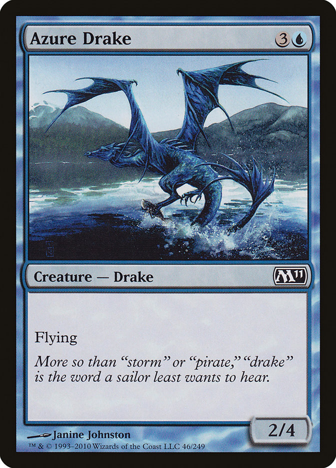 Azure Drake [Magic 2011] Foil