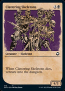 Clattering Skeletons (Showcase) [Dungeons & Dragons: Adventures in the Forgotten Realms] Foil