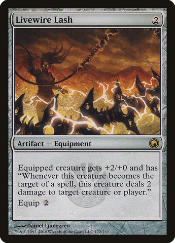Livewire Lash [Scars of Mirrodin] Foil