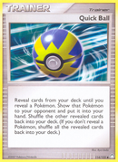 Quick Ball (114/123) [Diamond & Pearl: Mysterious Treasures] Reverse Holofoil