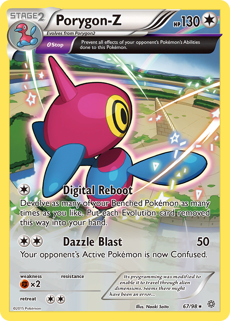 Porygon-Z (67/98) [XY: Ancient Origins] Reverse Holofoil