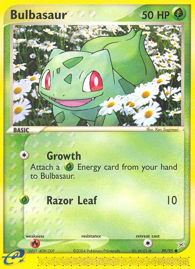 Bulbasaur (39/95) [EX: Team Magma vs Team Aqua] Reverse Holofoil
