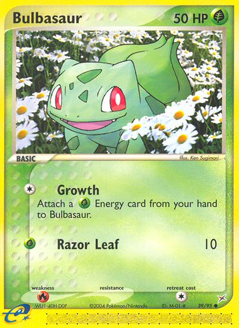 Bulbasaur (39/95) [EX: Team Magma vs Team Aqua] Reverse Holofoil