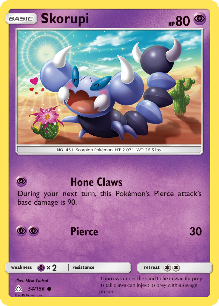 Skorupi (54/156) [Sun & Moon: Ultra Prism] Reverse Holofoil