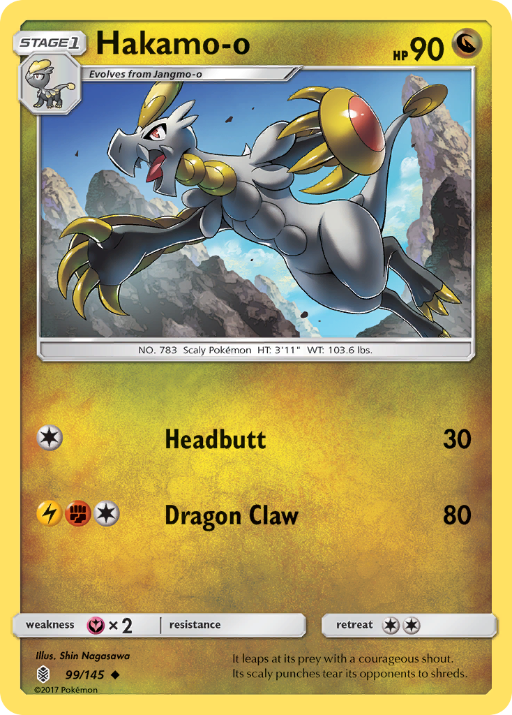 Hakamo-o (99/145) [Sun & Moon: Guardians Rising] Reverse Holofoil