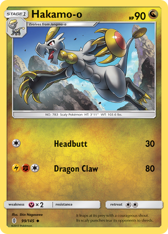 Hakamo-o (99/145) [Sun & Moon: Guardians Rising] Reverse Holofoil