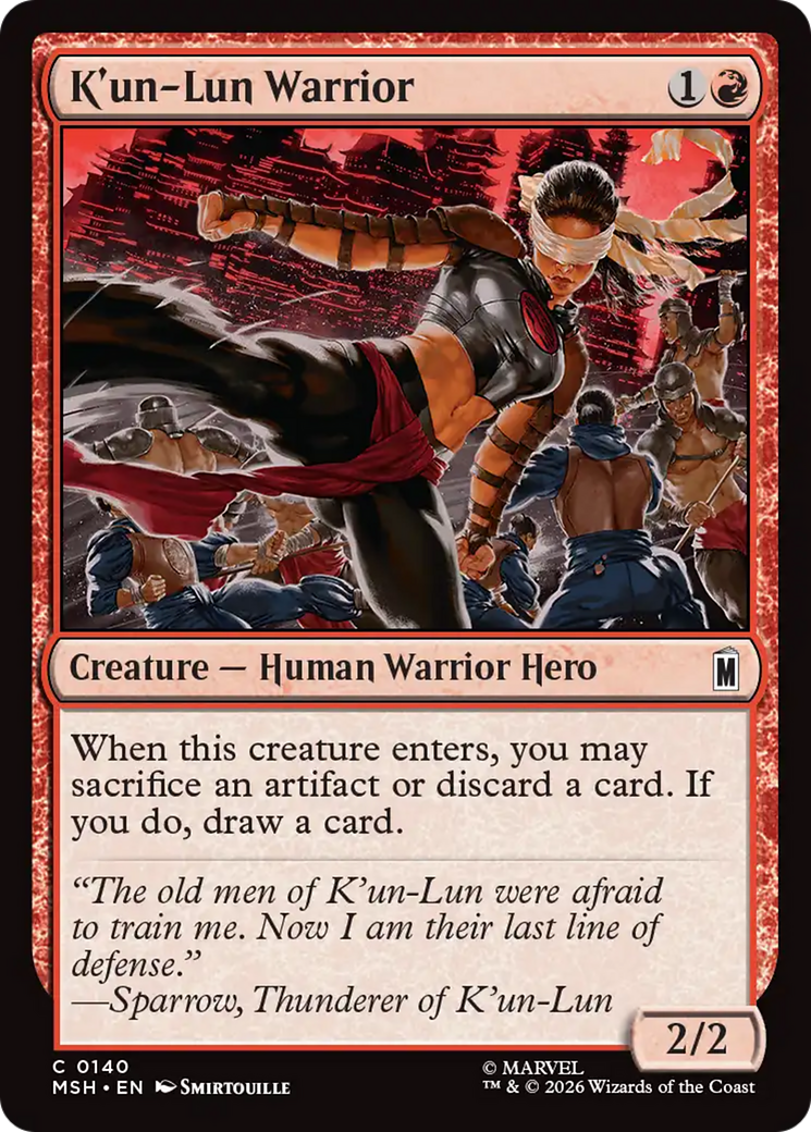 K'un-Lun Warrior [Marvel Super Heroes] Foil