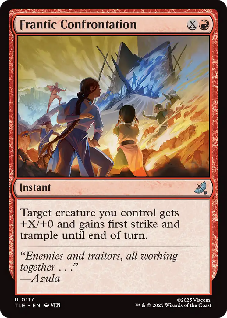 Frantic Confrontation [Avatar: The Last Airbender: Eternal-Legal] Foil