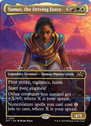 Samut, the Driving Force (Borderless) [Aetherdrift] Foil