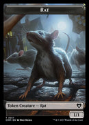 City's Blessing // Rat Double-Sided Token [Commander Masters Tokens] Foil