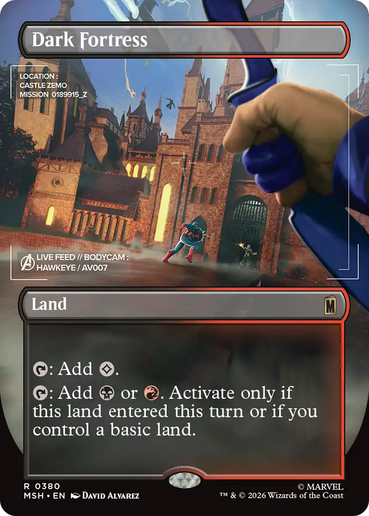 Dark Fortress (Borderless) [Marvel Super Heroes] Foil