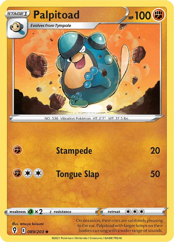 Palpitoad (089/203) [Sword & Shield: Evolving Skies] Reverse Holofoil