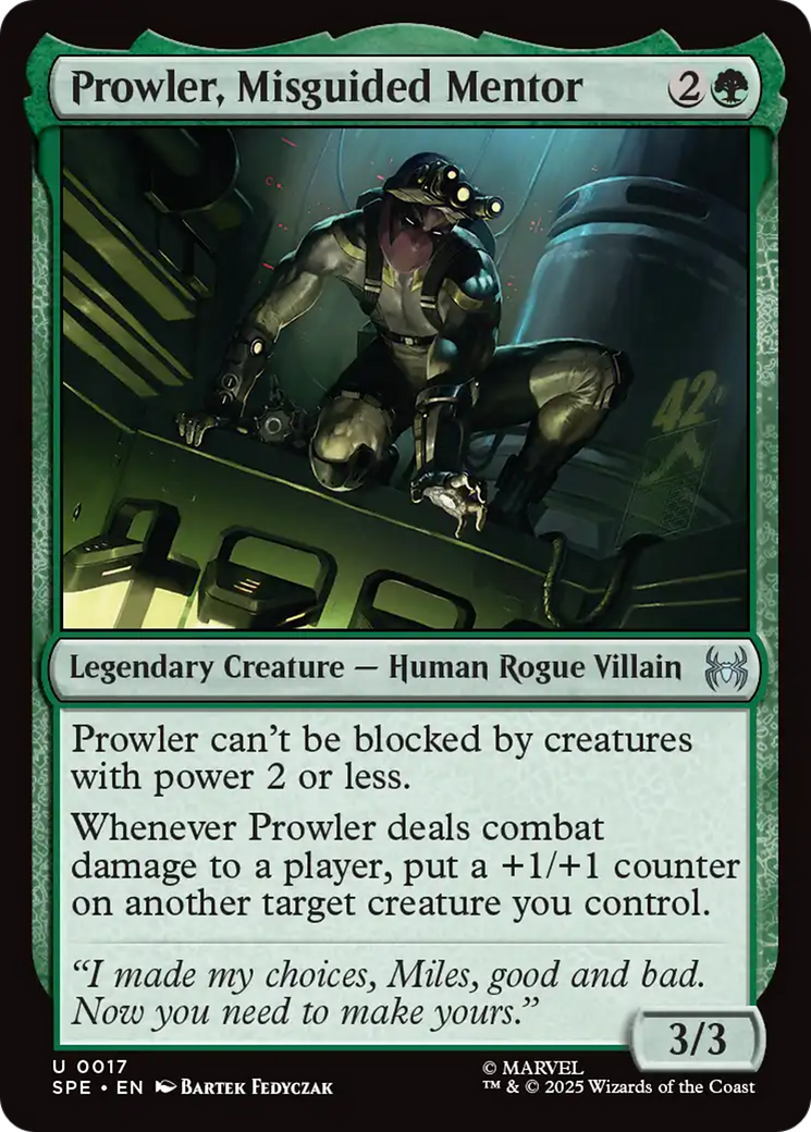 Prowler, Misguided Mentor [Marvel's Spider-Man: Eternal-Legal] Foil
