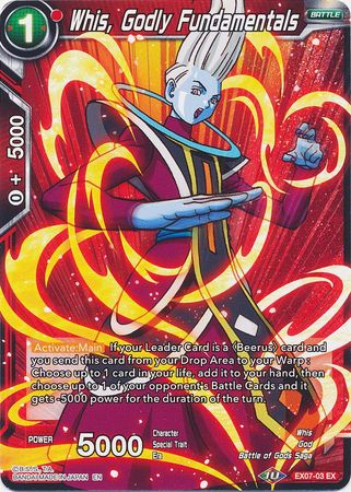 Whis, Godly Fundamentals (EX07-03) [Magnificent Collection Fusion Hero] Parallel Foil