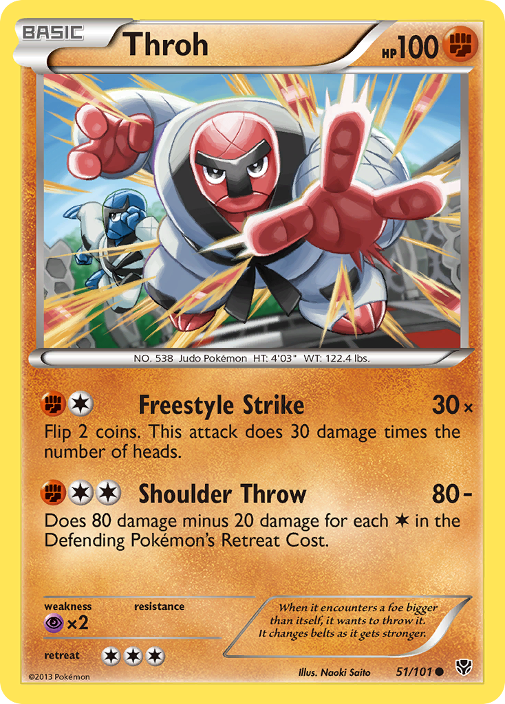 Throh (51/101) [Black & White: Plasma Blast] Reverse Holofoil