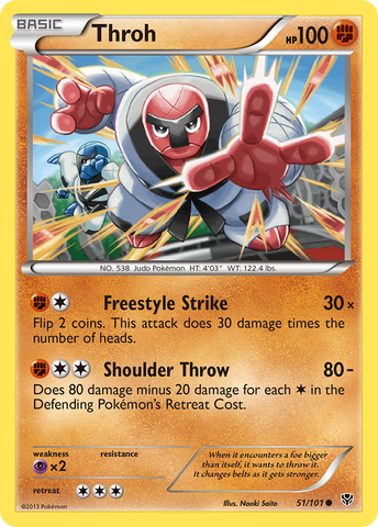 Throh (51/101) [Black & White: Plasma Blast] Reverse Holofoil