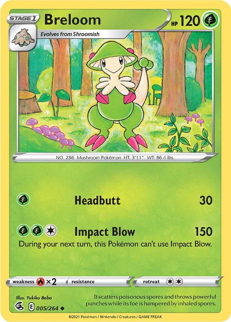 Breloom (005/264) [Sword & Shield: Fusion Strike] Reverse Holofoil