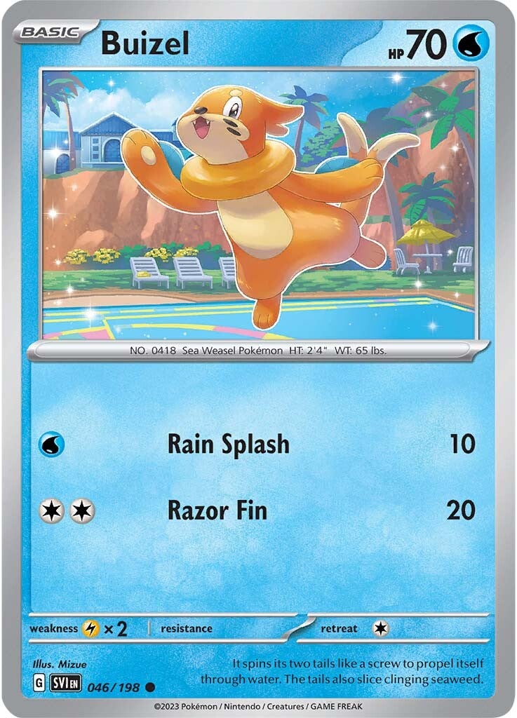 Buizel (046/198) [Scarlet & Violet: Base Set] Reverse Holofoil